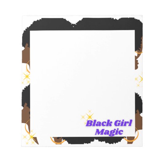 Bloc-note Black Girl Magic Sticky Notes (Devant)