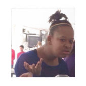 Bloc-note Black girl quel mème (Devant)