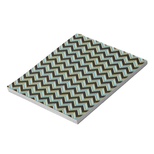 Bloc-note Black Gold Turquoise ZigZag (Tourné)