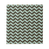 Bloc-note Black Gold Turquoise ZigZag (Devant)