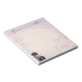 Bloc-note Black Lab Heart Maman (Incliné)