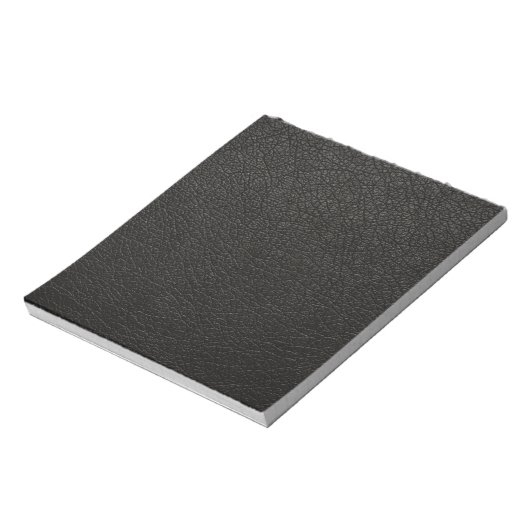 Bloc-note Black Leather Texture Background (Tourné)