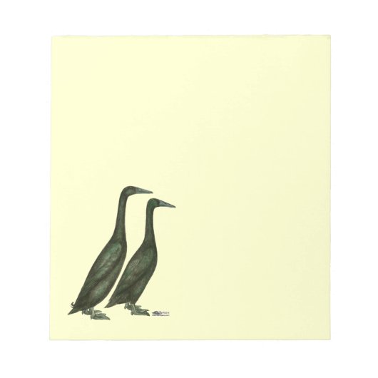 Bloc-note Black Runner Ducks (Devant)