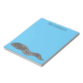 Bloc-note Black spotted moray eel cartoon (Tourné)