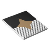 Bloc-note Black White Colorblock & Brown Diamond (Incliné)