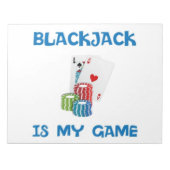 BLOC-NOTE BLACKJACK EST MON JEU (Devant)