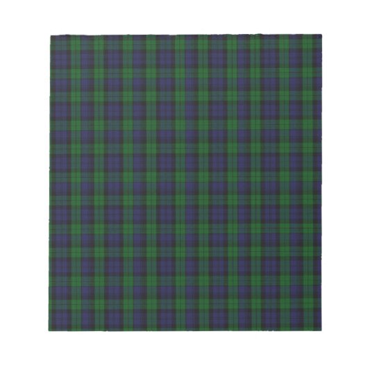 Bloc-note Blackwatch Tartan (Devant)