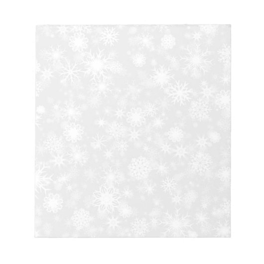 Bloc-note Blanc neige (Devant)