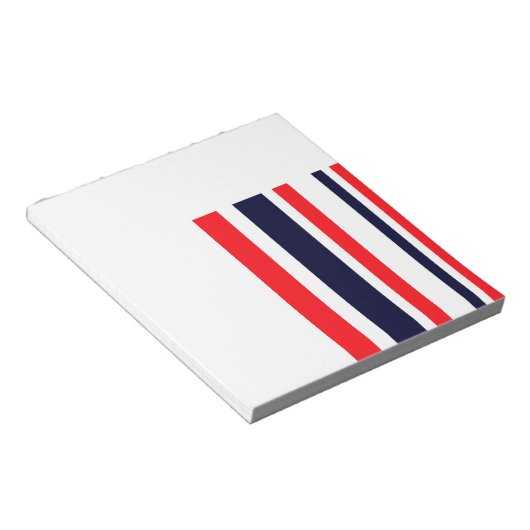 Bloc-note Blancs, Bleus Et Rouges (Incliné)