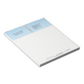 Bloc-note Blancs miroir dentaire Caduceus Toothbrush Médical (Incliné)