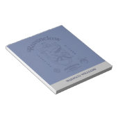 Bloc-note Blason de sagesse et d'esprit d'apprentissage RAVE (Incliné)