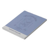 Bloc-note Blason de sagesse et d'esprit d'apprentissage RAVE (Tourné)