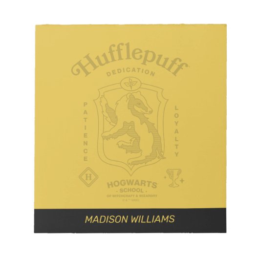Bloc-note Blason Dévouement Patience Loyauté POUFFSOUR™ (Devant)