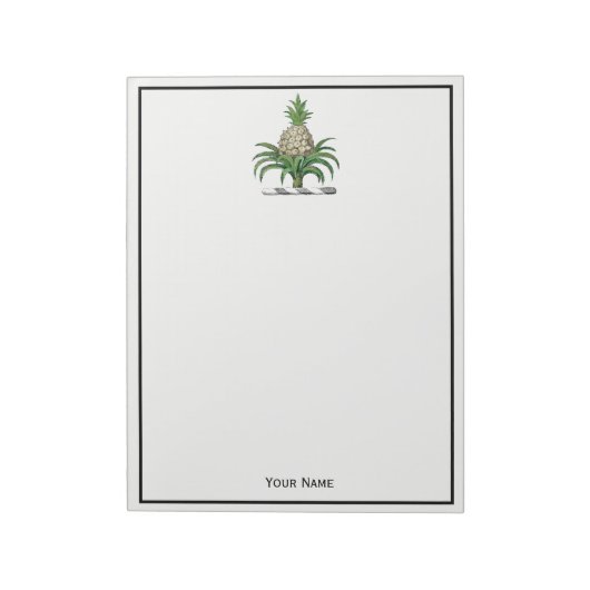 Bloc-note Blason Préparatoire de l'Arbre de Ananas (Tourné)