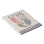 Bloc-note Blason timbré vintage HOGWARTS™ (Incliné)