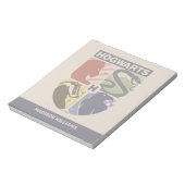 Bloc-note Blason timbré vintage HOGWARTS™ (Tourné)