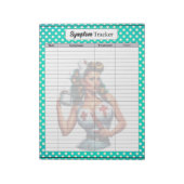 Bloc-note Blessé Infirmière Pinup_ Tracker Symptom (Tourné)