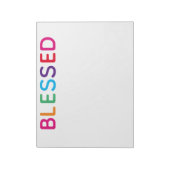 Bloc-note Blessed Bright Multicolored 11 x 8,5 (Tourné)