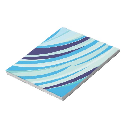 Bloc-note Bleu Abstrait Bleu Bleu Bleu Bleu Bleu (Tourné)