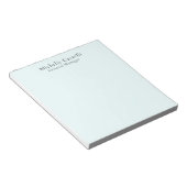 Bloc-note Bleu Azur Professionnel Unique Classique Simple (Incliné)