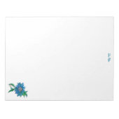 Bloc-note Bleu Baisy Note Pad (Devant)