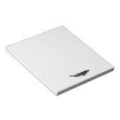 Bloc-note Bleu Baleine Bleue Barrière (Incliné)