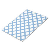Bloc-note Bleu Blanc Arlequin Diamond Motif (Incliné)