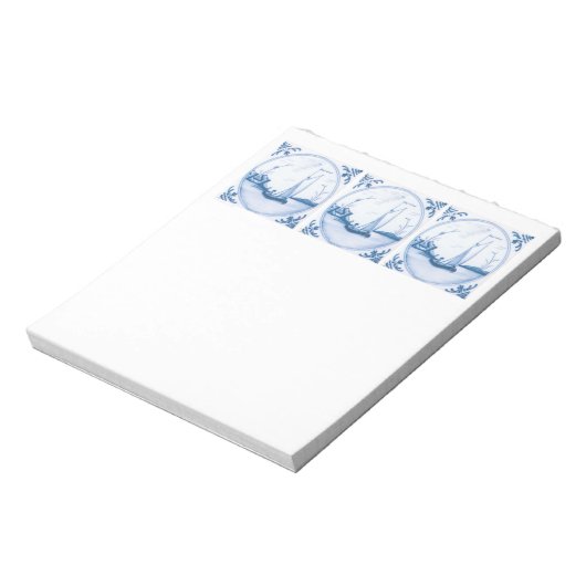 Bloc-note Bleu blanc Delft (Tourné)