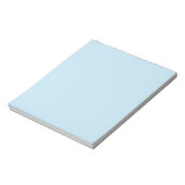 Bloc-note Bleu clair clair uni couleur claire (Tourné)