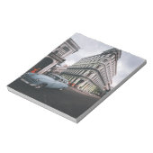 Bloc-note Bleu Classic Vintage Car Cityscape (Tourné)