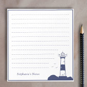 Bloc-note Bleu de la marine phare