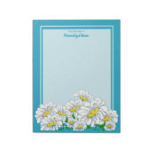 Bloc-note Bleu de marguerite - Bleu Non doublé (Tourné)