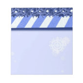 Bloc-note Bleu d'hiver (Devant)