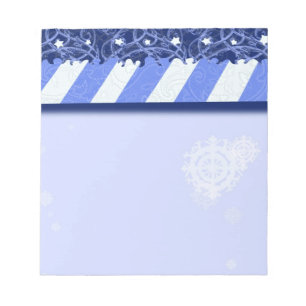 Bloc-note Bleu d'hiver