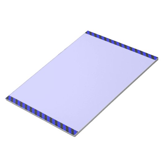 Bloc-note Bleu et noir mince (Incliné)