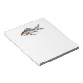 Bloc-note Bleu et orange Shubunkin Goldfish Fine Art (Incliné)