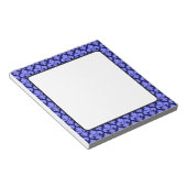 Bloc-note Bleu Fleur-de-Lys (Incliné)