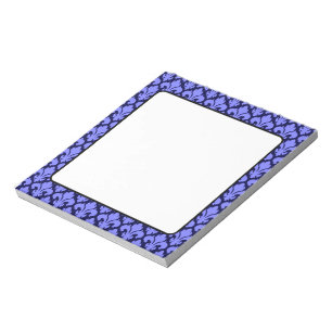 Bloc-note bleu Fleur-De-Lys