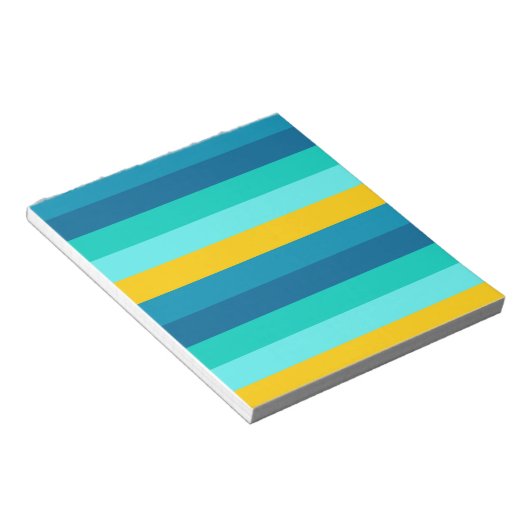 Bloc-note Bleu jaune Océan Gris citron (Incliné)