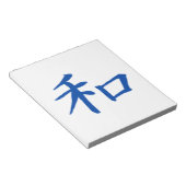 Bloc-note Bleu Kanji (Incliné)