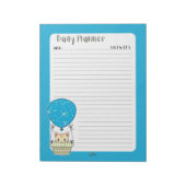Bloc-note Bleu Kitty Balloon Linked Daily Planner (Tourné)