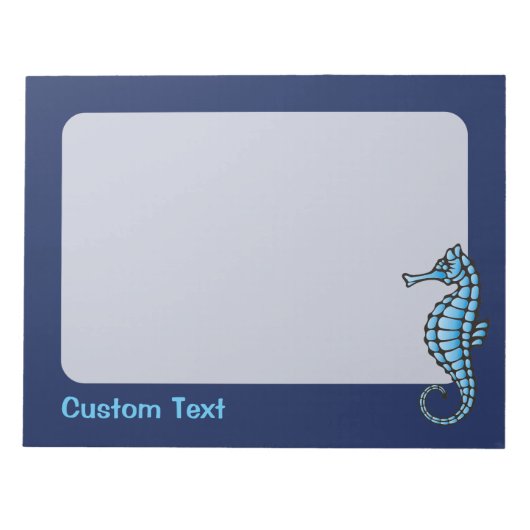 Bloc-note Bleu marin (Devant)