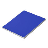 Bloc-note Bleu (Pantone) (couleur solide) (Tourné)