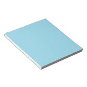 Bloc-note Bleu pastel uni (Incliné)