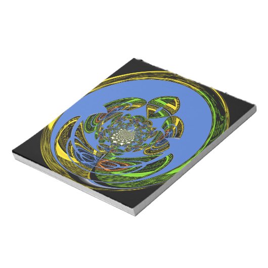 Bloc-note Bleu traditionnel (Tourné)