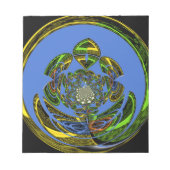 Bloc-note Bleu traditionnel (Devant)