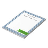 Bloc-note Bleu, Vert Accent Note de la maman de... (Tourné)