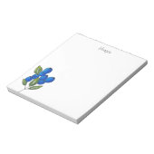 Bloc-note Bleuets à main (Tourné)