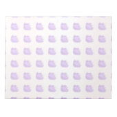 Bloc-note Bleuets et crème Motif de fruits (Devant)