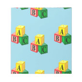 Bloc-note bloc alphabétique abc (Devant)